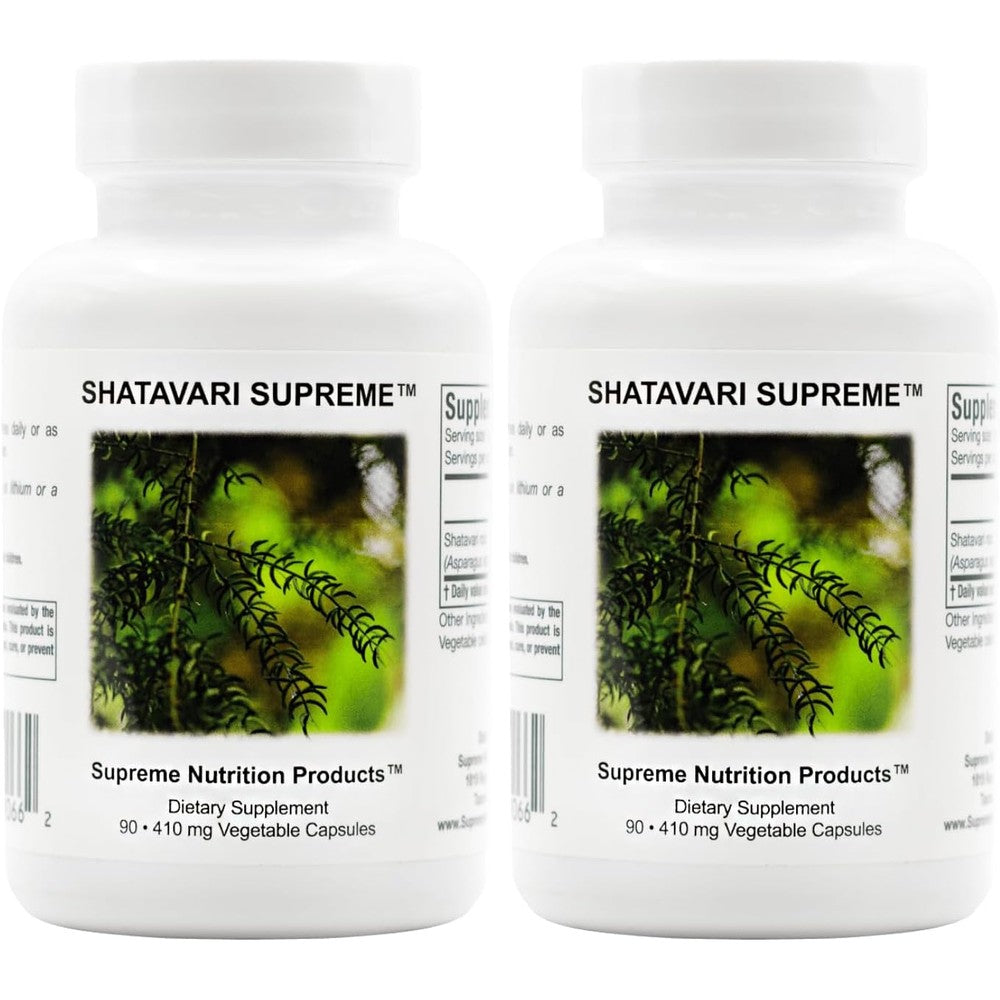 Supreme Nutrition Shatavari Supreme 180 capsules front view bottle