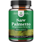 Natures Craft Extra Strength Saw Palmetto 100 capsules front bottle view for hair health