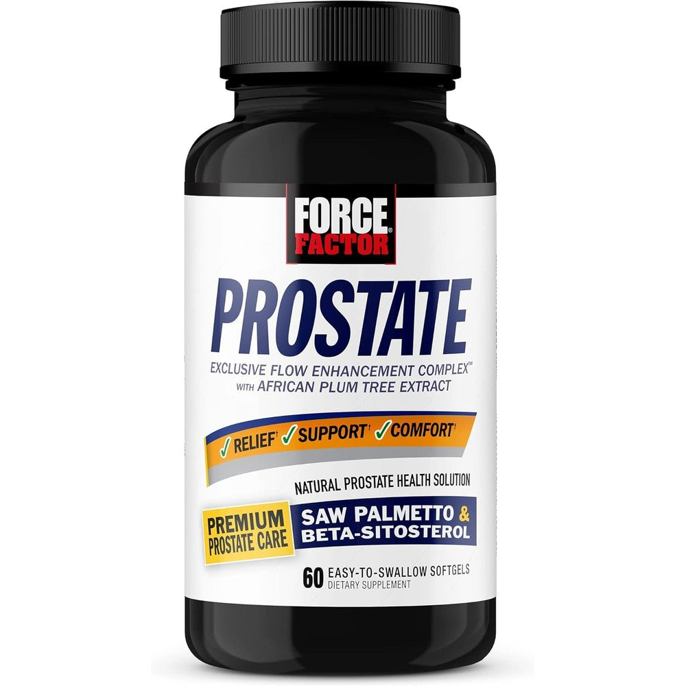 Force Factor Prostate Supplement front view bottle for men health