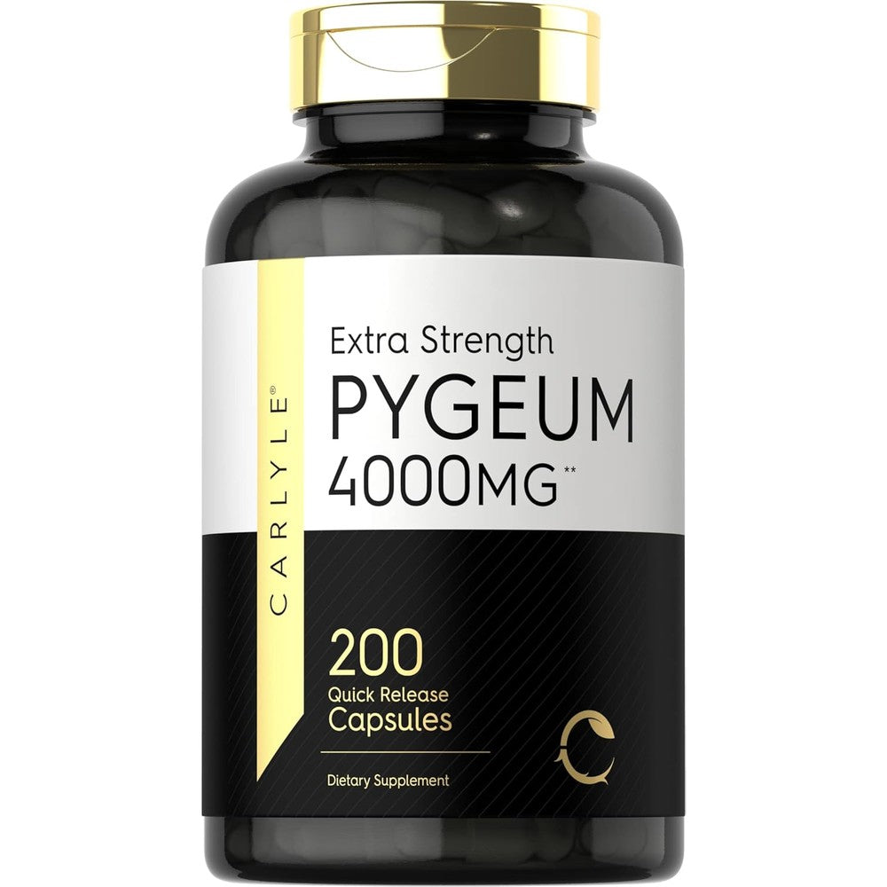 Carlyle Pygeum Africanum Bark 200 capsules bottle front view