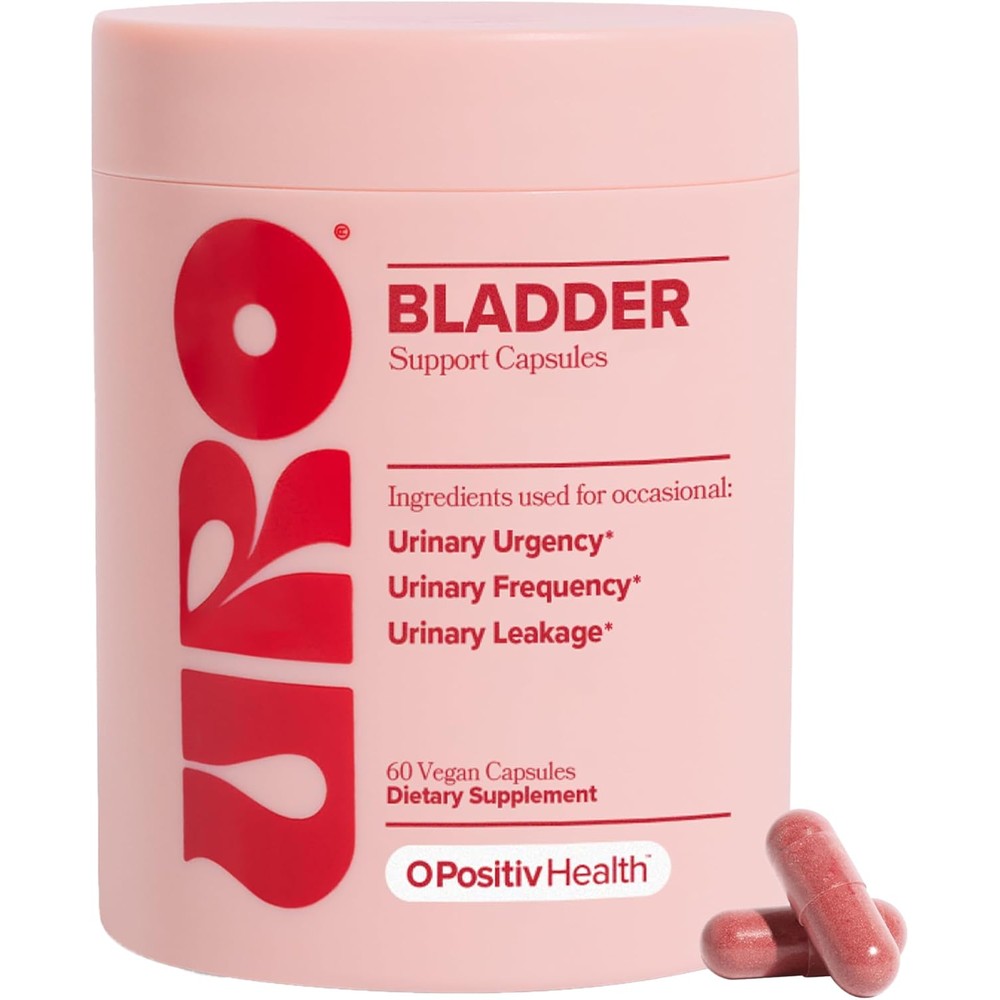 O Positiv URO Bladder Control Supplement front view showing the product packaging for urinary health.