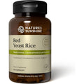 Nature's Sunshine Red Yeast Rice 120 Capsules front view bottle for cardiovascular support