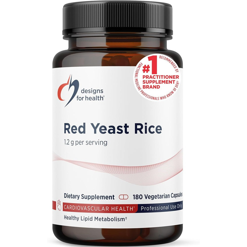 Designs for Health RYR Synergy front bottle view for cardiovascular support.