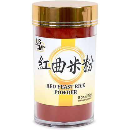 USTCM Red Yeast Rice Powder front view premium heart health supplement