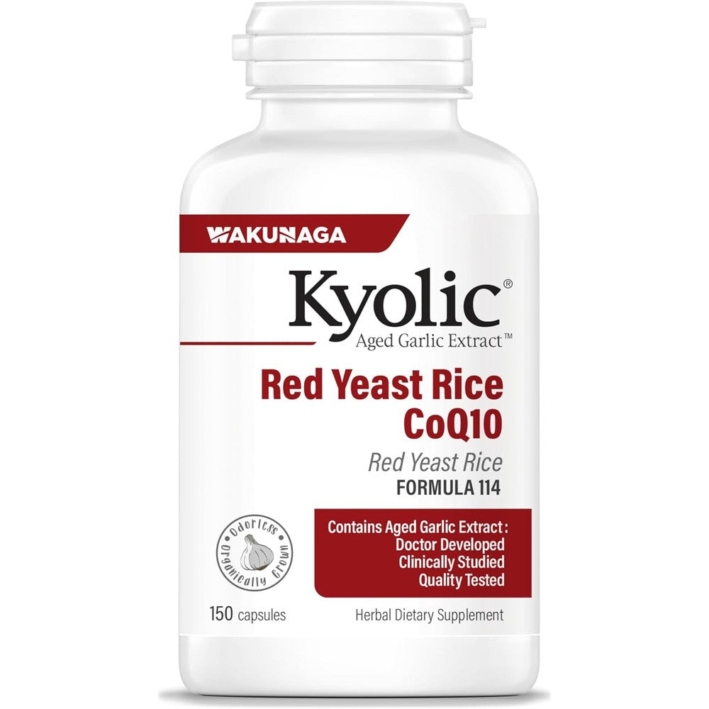 Kyolic Aged Garlic Extract Formula 114 bottle front view