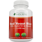 Purely Holistic Red Yeast Rice 1200mg with CoQ10 front view