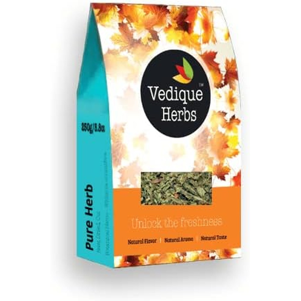 Vedique Herbs Punarnava Root 250g front packaging view showcasing the premium T-Cut dried Ayurvedic herb box