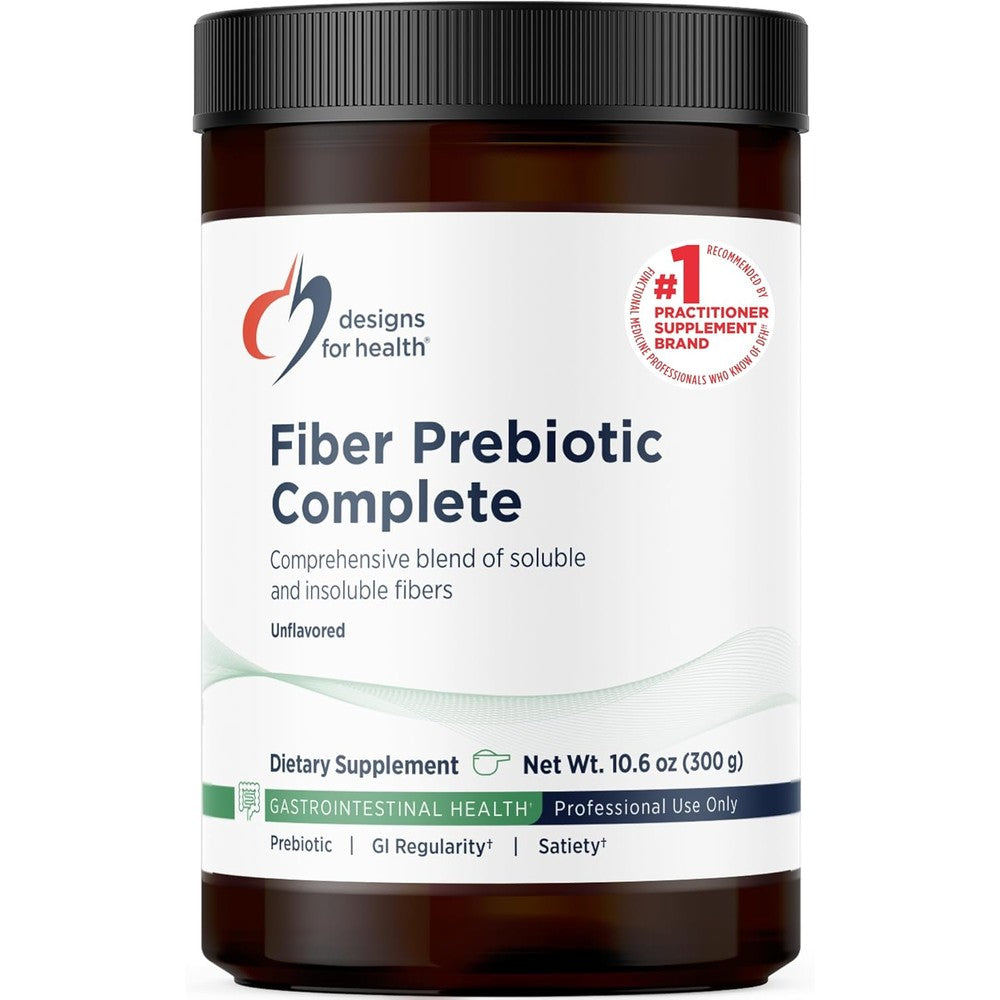 Designs For Health Fiber Prebiotic Complete 300g front view