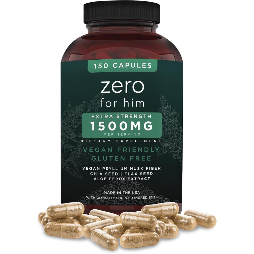 California Basics Extra Strength Fiber Supplement 150 Capsules front view