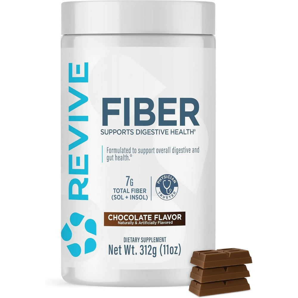 Revive MD Fiber Supplement Chocolate 312 grams front view