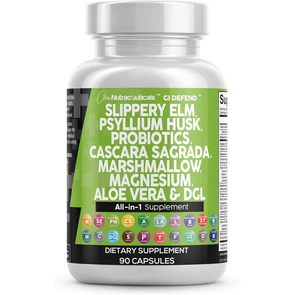 Qpuyt Clean Nutraceuticals GI Defend supplement bottle front view