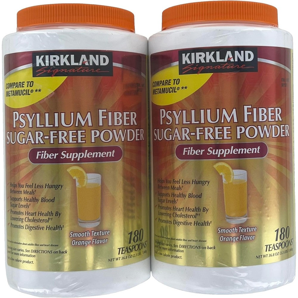 Kirkland Signature Sugar Free Psyllium Fiber Powder 360 Doses front view