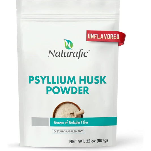 Naturafic Psyllium Husk Powder 32 Ounces front view