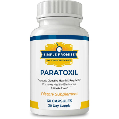 Simple Promise Paratoxil gut cleanse 60 capsules front view