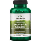 Swanson Mangosteen Pomegranate and Noni Complex 90 capsules front view for premium antioxidant support