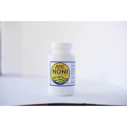 Maui Medicinal Herbs Organic Noni 240 veggie capsules front view immune support supplement