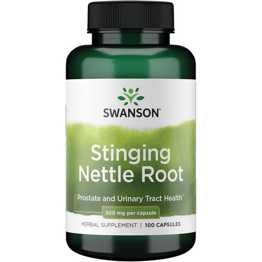 Swanson Stinging Nettle Root 500 mg 100 Capsules front view