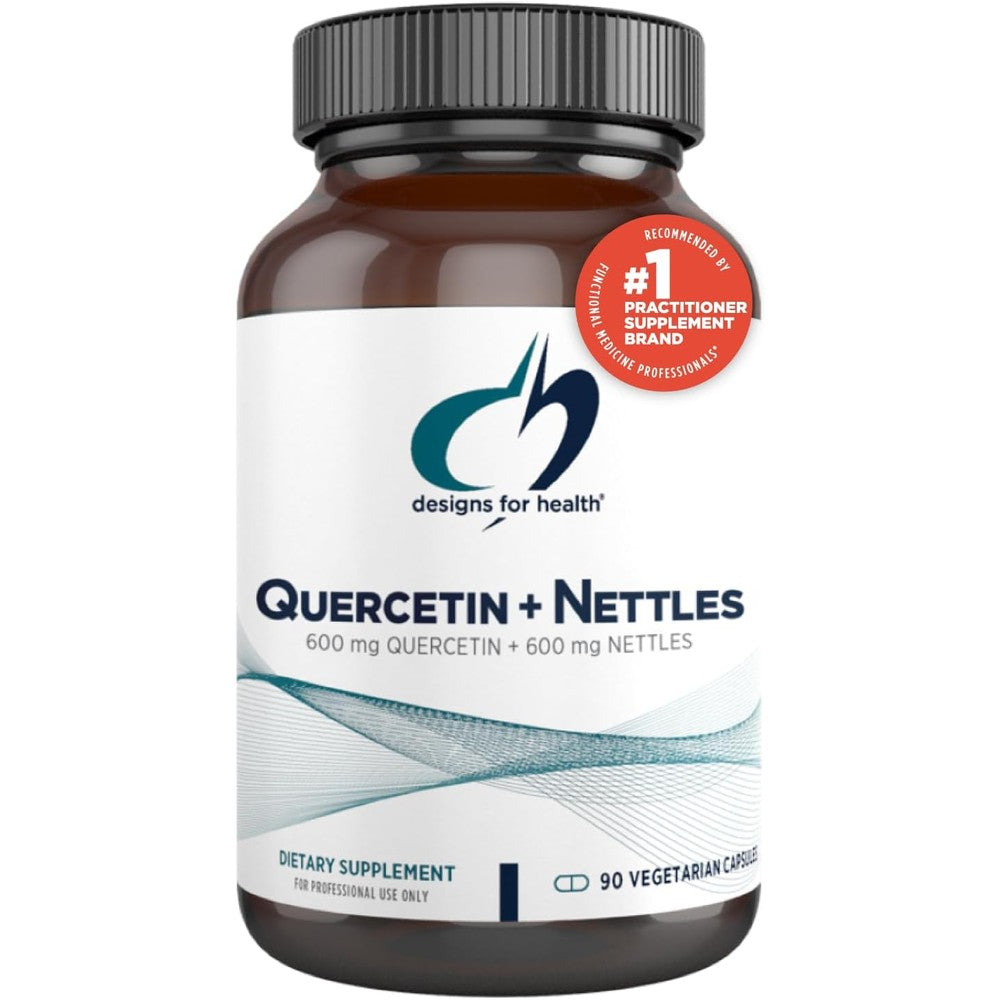 Designs For Health Quercetin Plus Nettles bottle front view