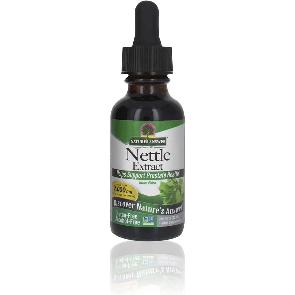 Natures Answer Nettle Leaf Alcohol Free Extract bottle front view