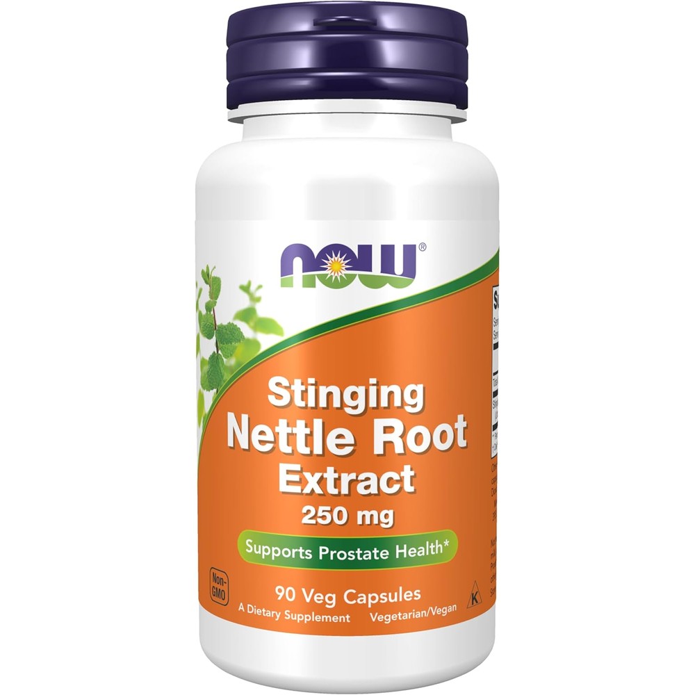 Now Foods Stinging Nettle Root Extract 250mg bottle front view