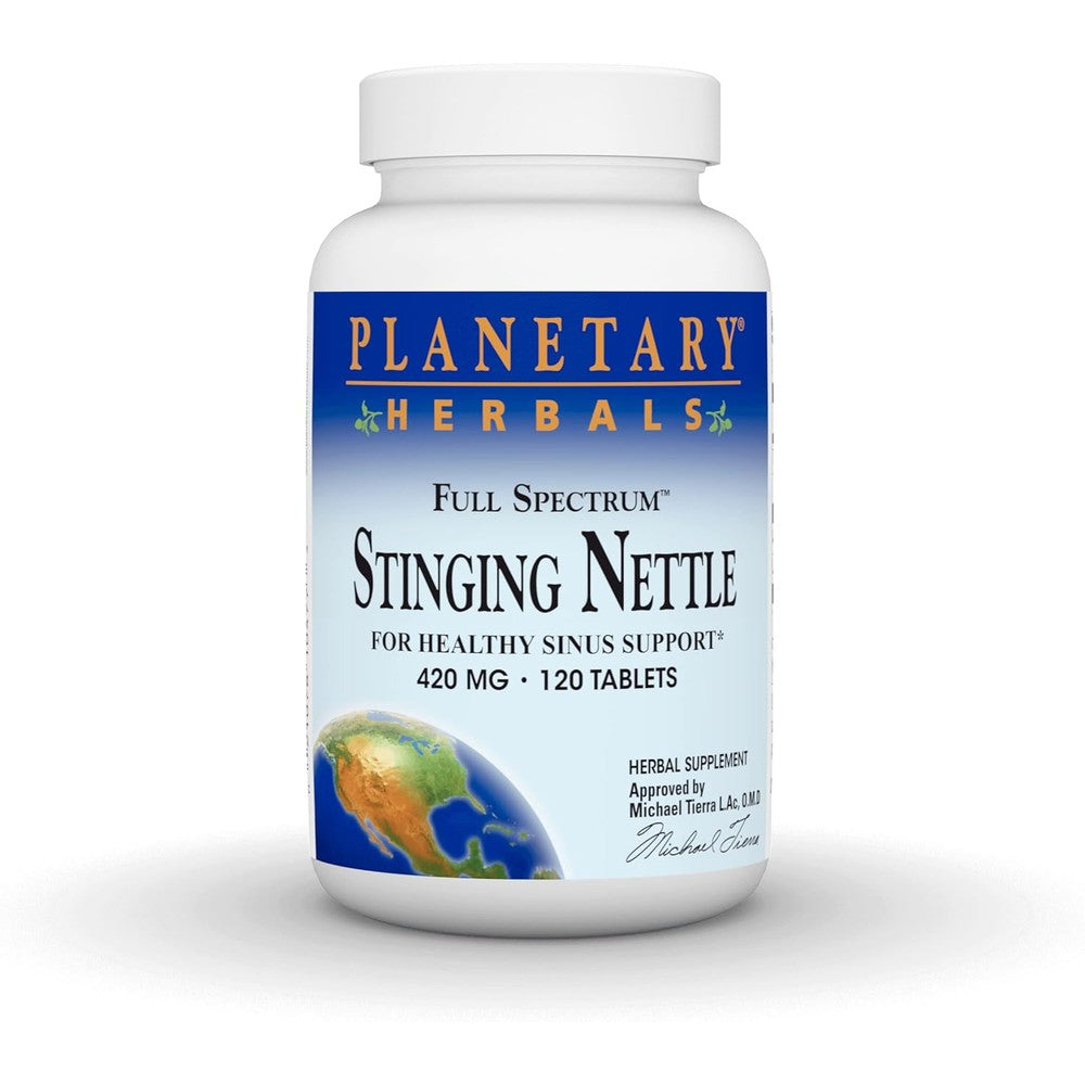 Planetary Herbals Full Spectrum Stinging Nettle 420mg bottle front view