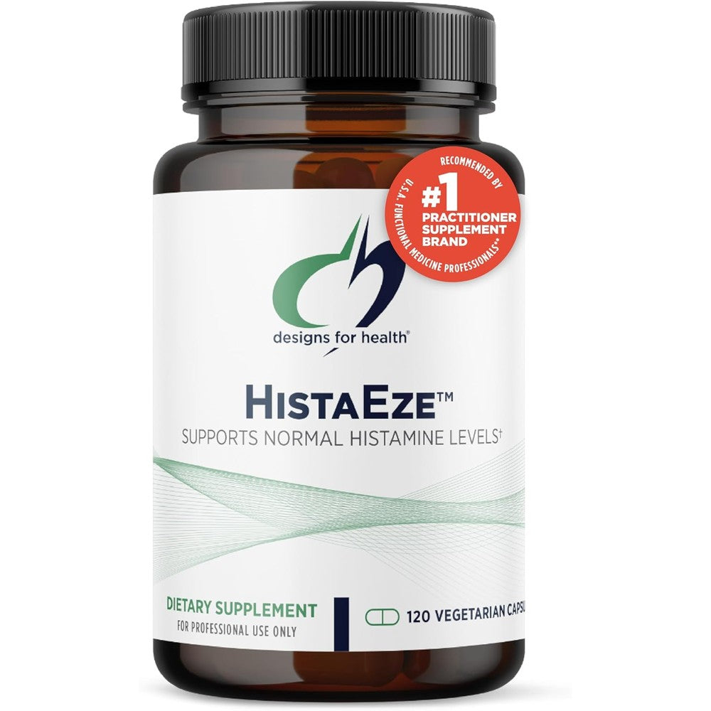 Designs For Health HistaEze immune support supplement front view
