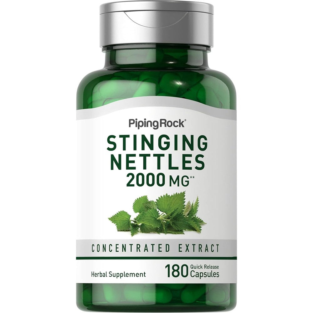 Piping Rock Stinging Nettles 2000mg bottle front view