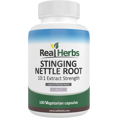 Real Herbs Stinging Nettle Root Extract bottle front view