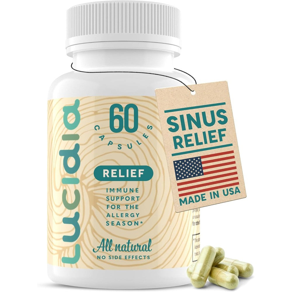 At Artemis Therapeutics Lucidia Quercetin 5 in 1 supplement bottle front view