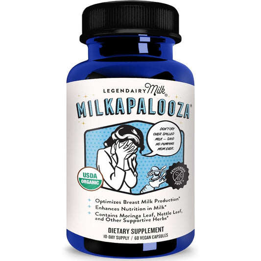 Legendairy Milk Milkapalooza 60 capsules bottle front view