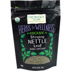 Frontier Co-op Organic Stinging Nettle Leaf front packaging view for authentic USA supplement online shopping.