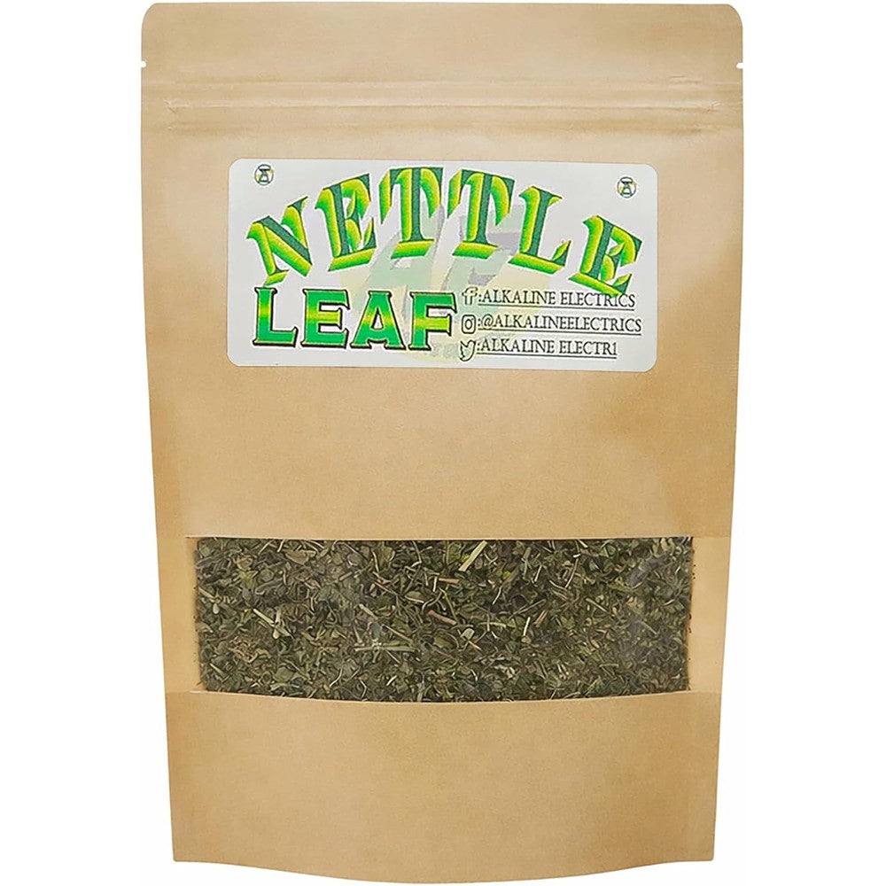 Alkaline Electrics Organic Nettle Leaf Tea front packaging view