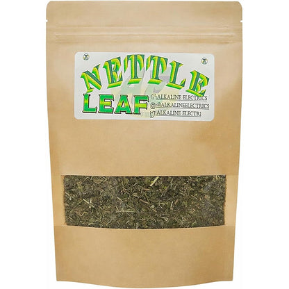 Alkaline Electrics Organic Nettle Leaf Tea front packaging view