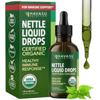 Havasu Nutrition Organic Stinging Nettle Leaf Extract Liquid Drops front view for immune support