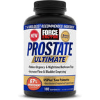 Force Factor Prostate Ultimate Health Supplement front view bottle for men's urinary health