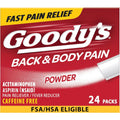 Goody's Back and Body Pain Relief Powder front packaging for fast ache relief