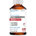Puregen Labs Adult Extra Strength Acetaminophen Liquid front view fast acting pain relief
