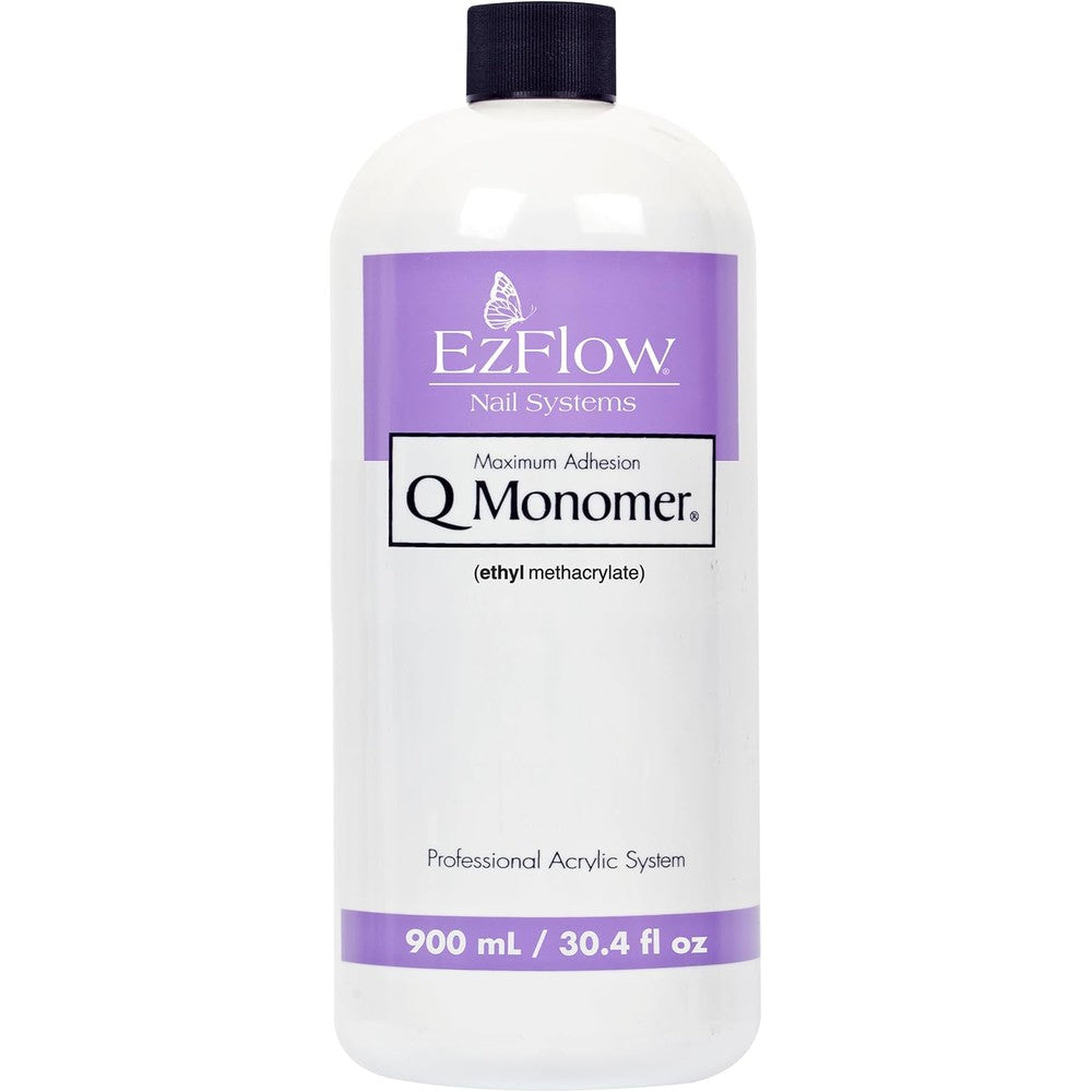 EzFlow Q Monomer professional acrylic nail liquid front view bottle