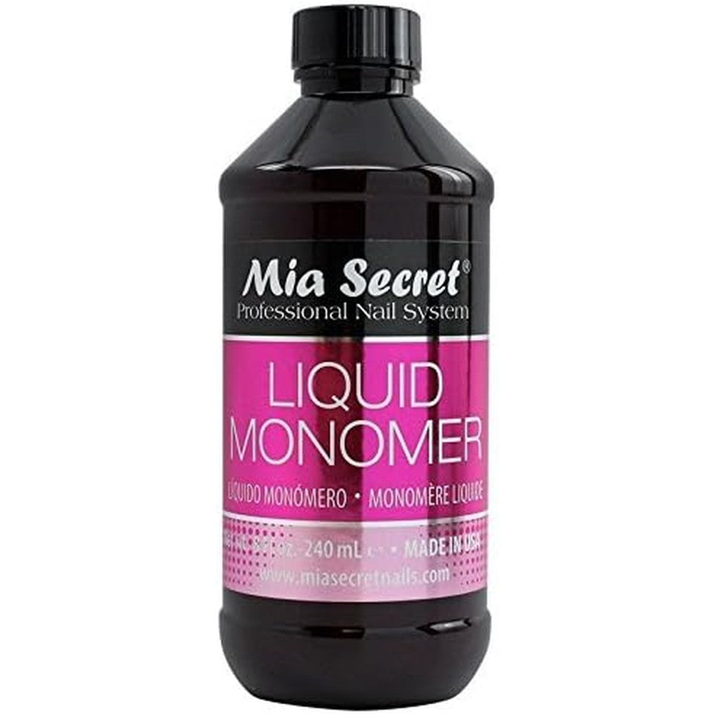 Mia Secret Advanced EMA Liquid Monomer eight ounce bottle front view