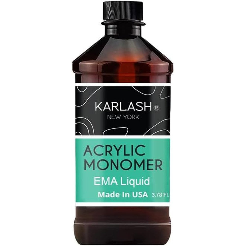 Karlash Professional Acrylic Liquid Monomer front view bottle for salon quality nail extensions.