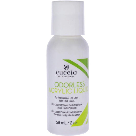 Cuccio Pro Odorless Acrylic Liquid front view bottle for professional nail application