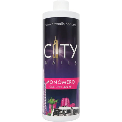 City Nails Professional Grade Nail Liquid Monomer front view bottle for acrylic powder systems