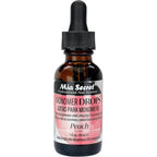 Mia Secret monomer drops peach scent front view bottle