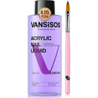 Vansisos acrylic nail liquid monomer front view bottle