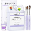 Saviland Advanced Monomer Acrylic Nail Liquid Kit front view bottle and accessories