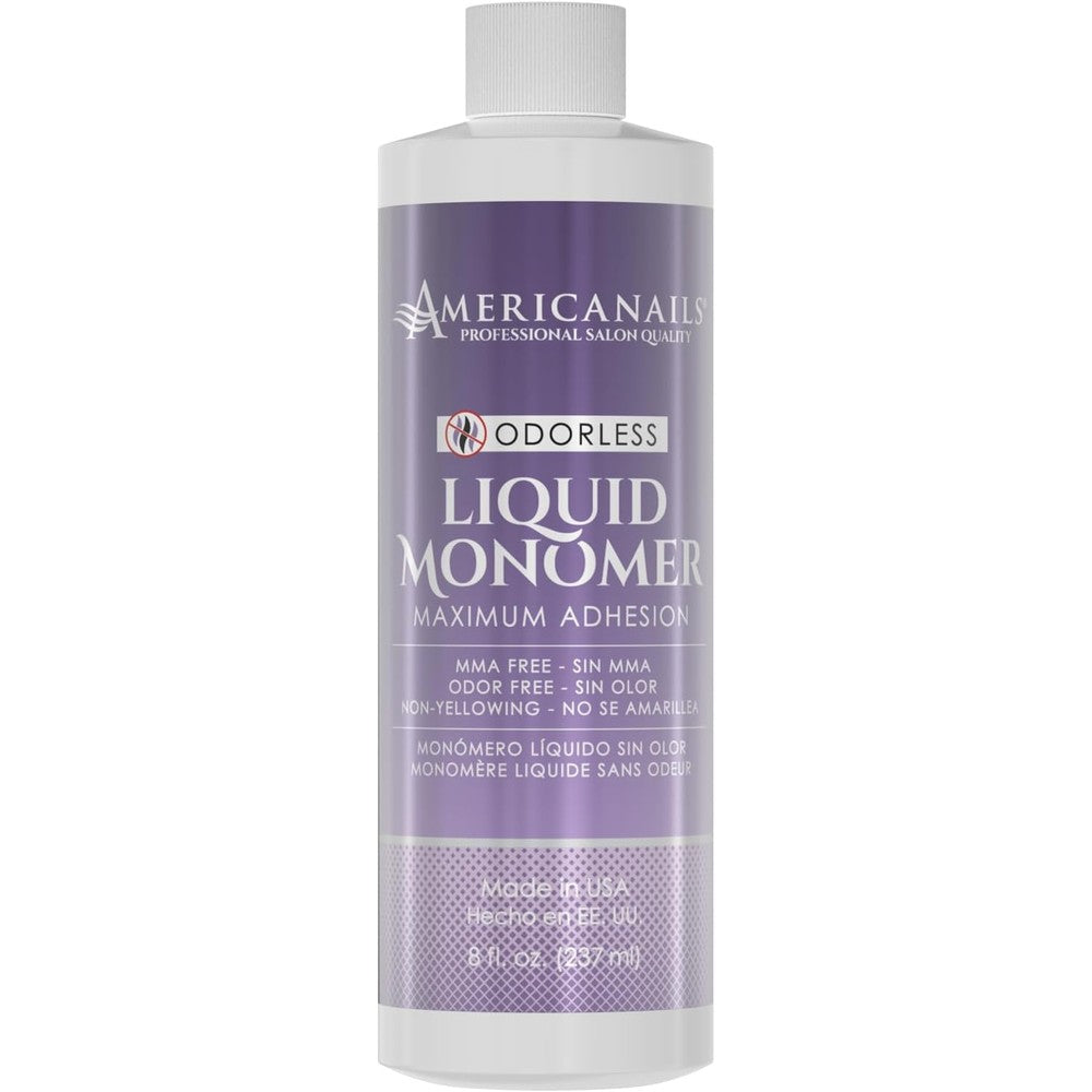 Americanails Professional Odorless Liquid Monomer eight ounce bottle front view