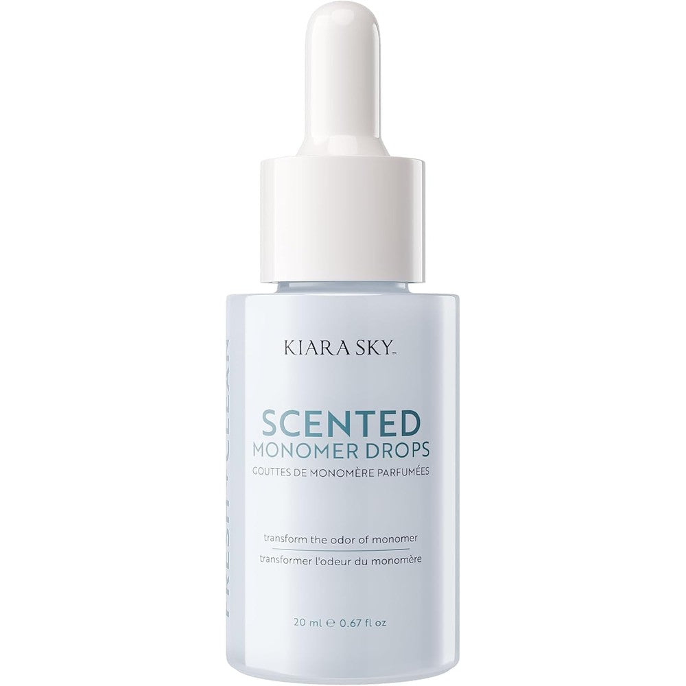 Kiara Sky Monomer Scented Drops front view bottle for salon odor control