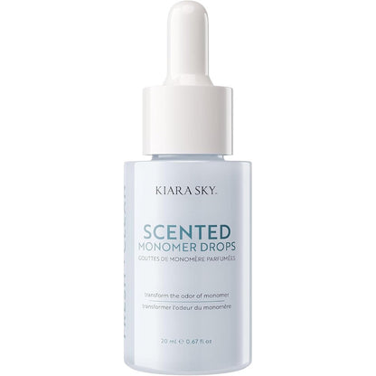 Kiara Sky Monomer Scented Drops front view bottle for salon odor control