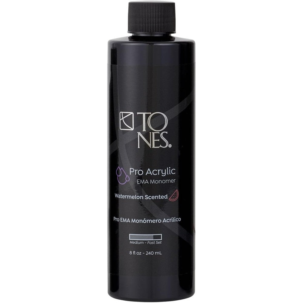 Tones Watermelon Scented EMA Monomer 8 Fluid Ounce bottle front view showing product labels