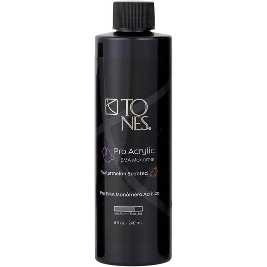 Tones Watermelon Scented EMA Monomer 8 Fluid Ounce bottle front view showing product labels
